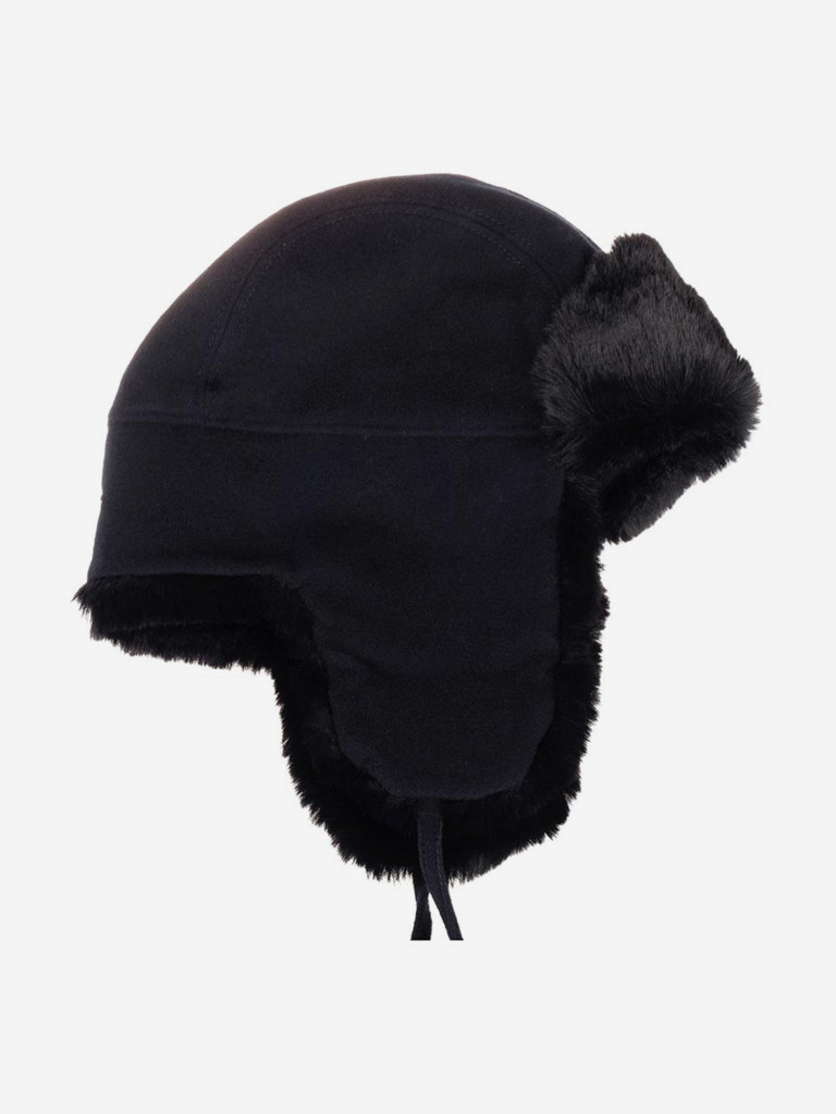 Шапка-ушанка STETSON 9290101 BOMBER CAP WOOL/CASHMERE (синий)