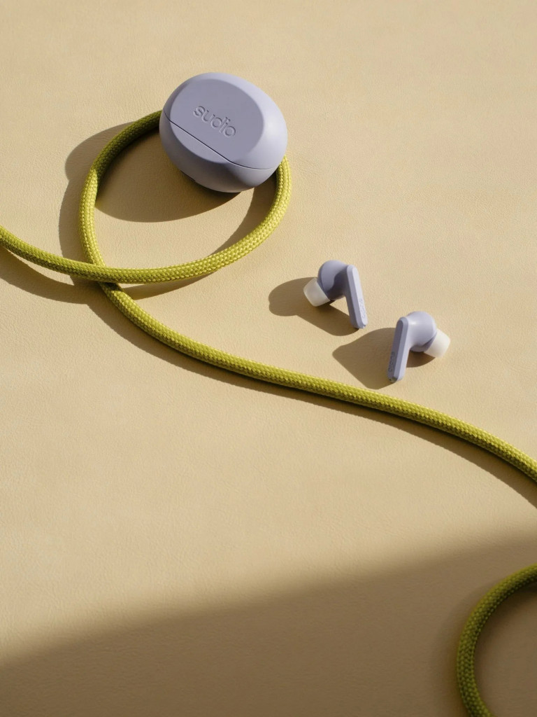 Беспроводные наушники Sudio A3 Pro Wireless Bluetooth Earbuds c активным шумоподавлением, цвет: фиолетовый