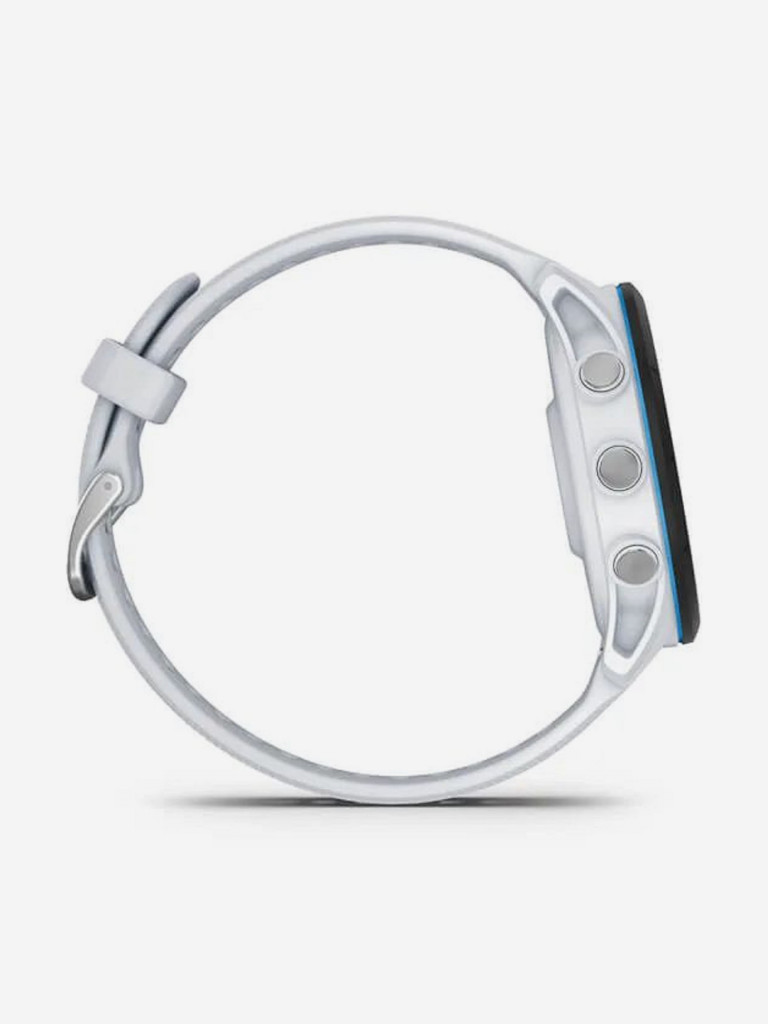 Часы Garmin Forerunner 255 Music с белым ремешком 010-02641-31