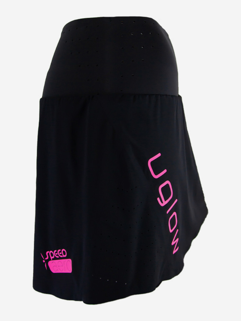 Юбка женская с поясом UGLOW, черный розовый