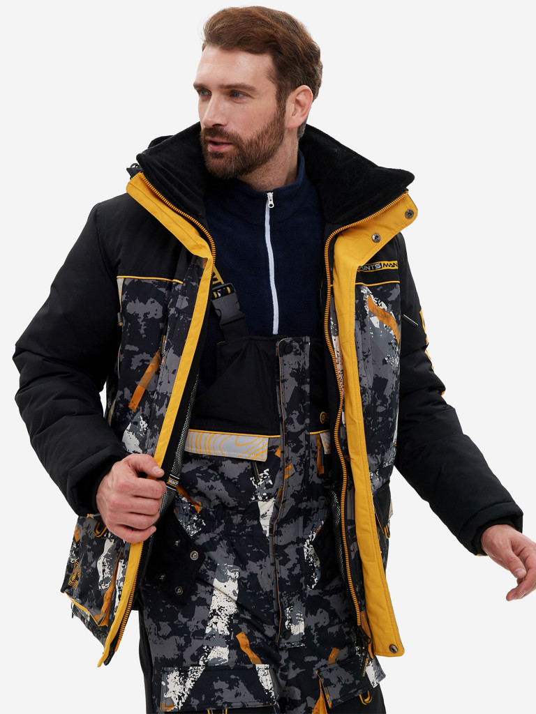 Костюм мужской Huntsman Elbrus, зимний из мембранной ткани, для охоты и рыбалки