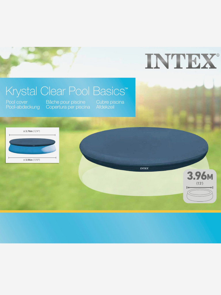 Тент Intex 28026 на бассейн Easy Set диаметром 396см