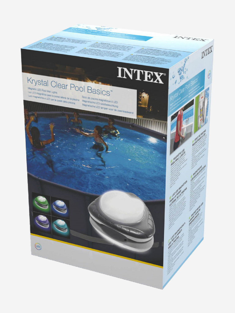 Подсветка Intex 28698 для бассейна, светодиодная, магнитное крепление на стенку бассейна, 220В