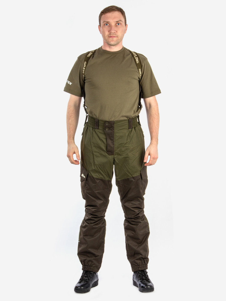 Костюм для рыбалки мужской GRAYLING, Скат, демисезонный, т.хаки