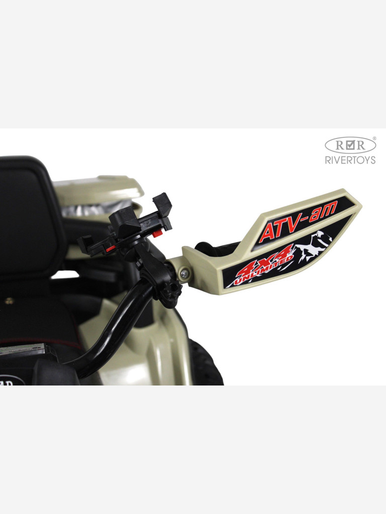 Детский электроквадроцикл RIVERTOYS Z111ZZ бежевый