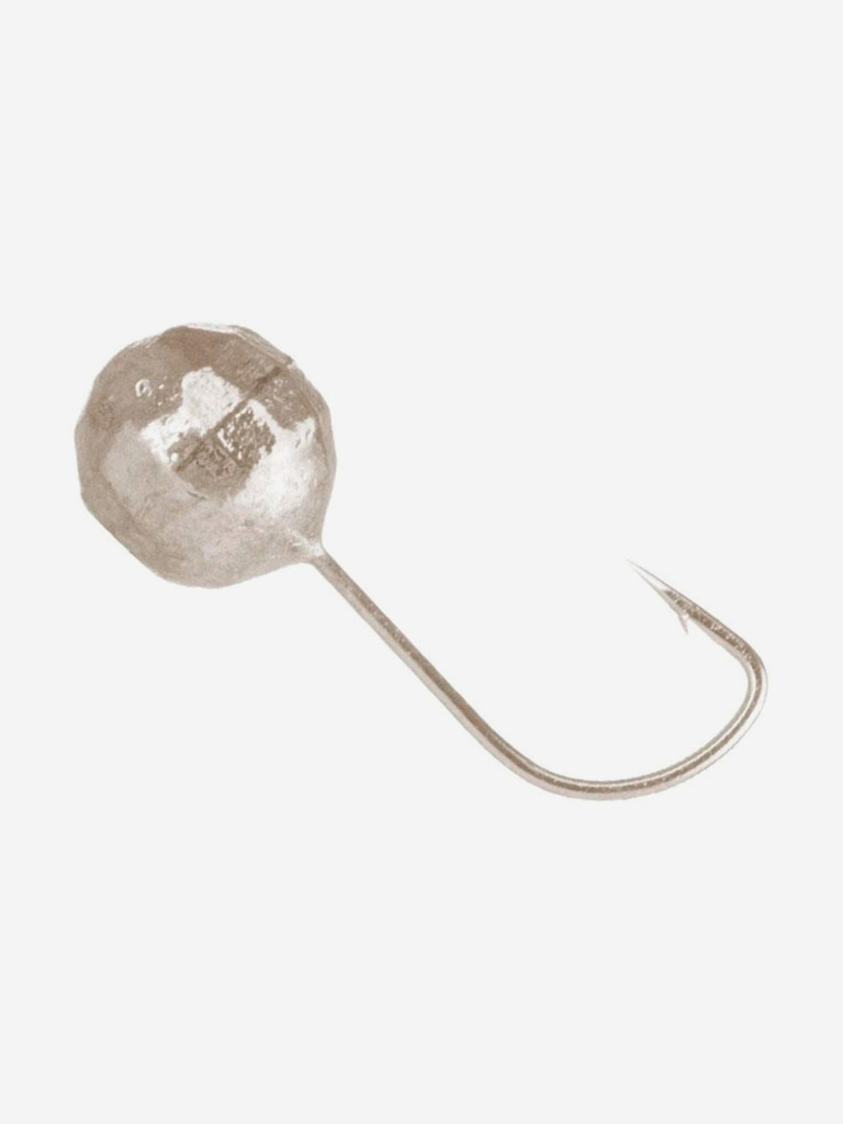 Мормышка Helios вольфрамовая Шар с отверстием мелкая грань 3мм 0,26г Sil (MW-1630-Sil), 10 штук в упаковке