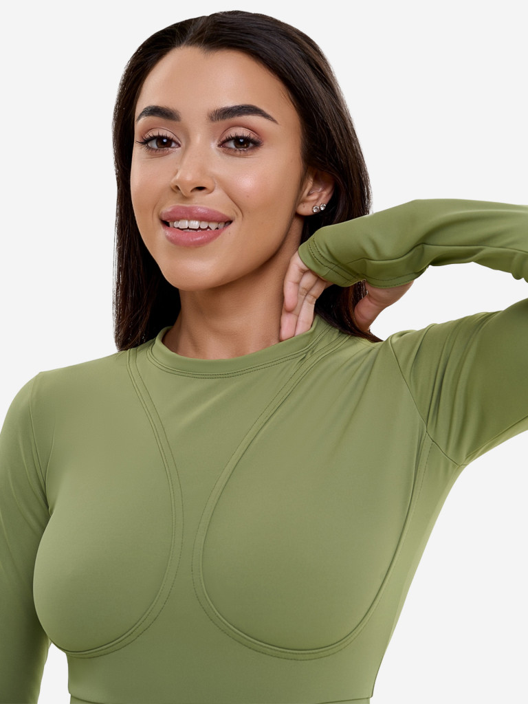Рашгард женский Bona Fide: Rashguard Extra Sex "Olive"