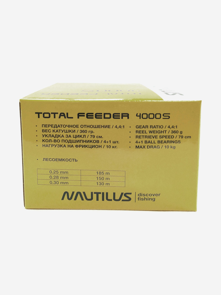 Катушка фидерная безынерционная Nautilus Total Feeder NTF 4000S