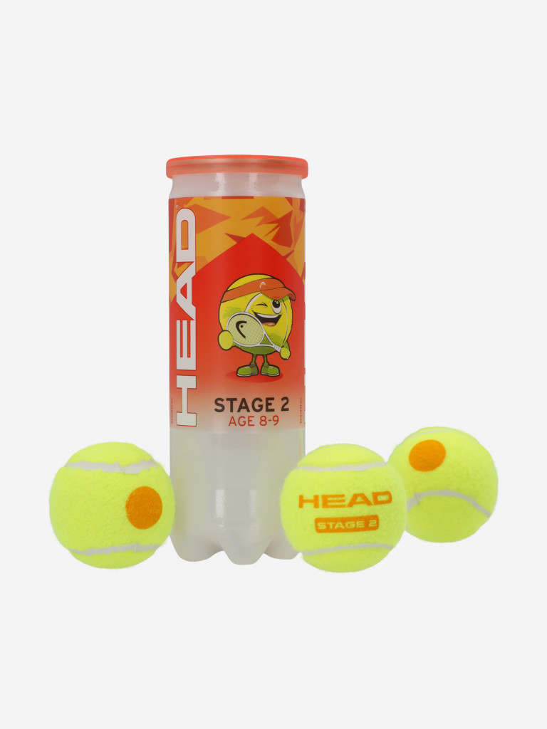 Мяч для большого тенниса Head Stage 2