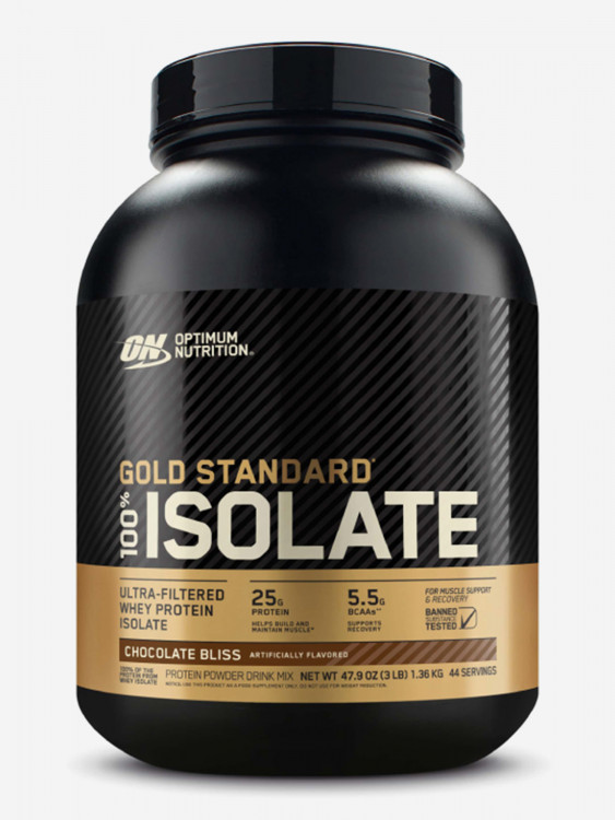 Протеин Optimum Nutrition Голд Стандарт 100% Изолят, 1360 г, Шоколад