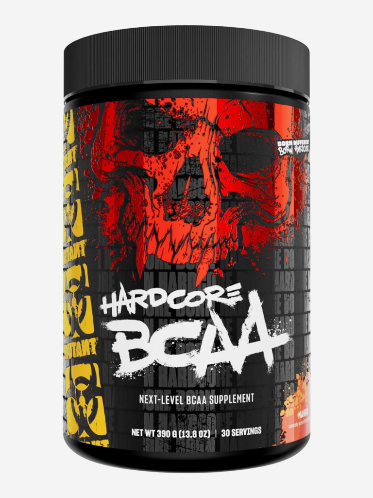 Аминокислоты Mutant HARDCORE BCAA, 390 г, Голубая малина