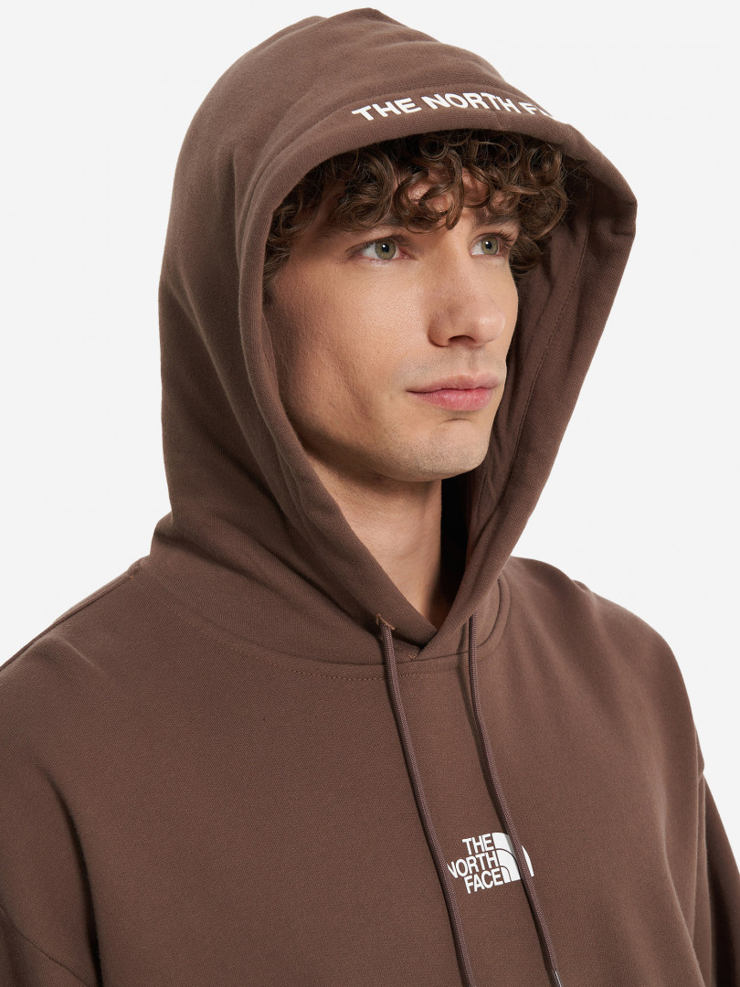 Худи мужская оверсайз The North Face Zumu Hoodie 31834880299 Коричневый, размер 50,52, фото 6