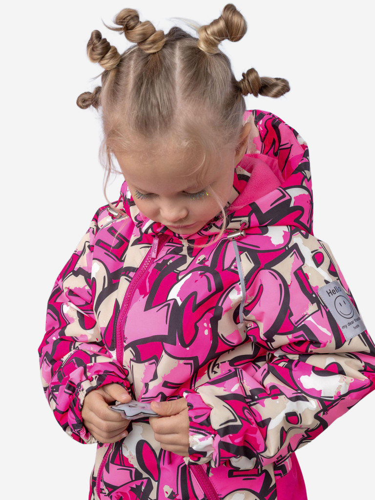 Кобинезон детский batik Марион принт розовый