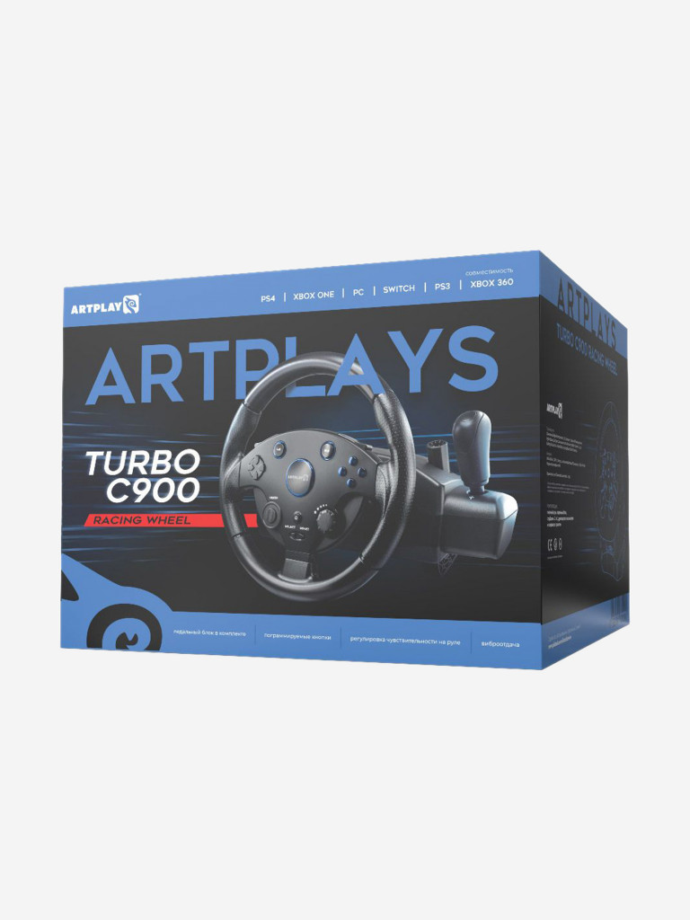 Игровой руль ARTPLAYS Street Racing Wheel Turbo C900