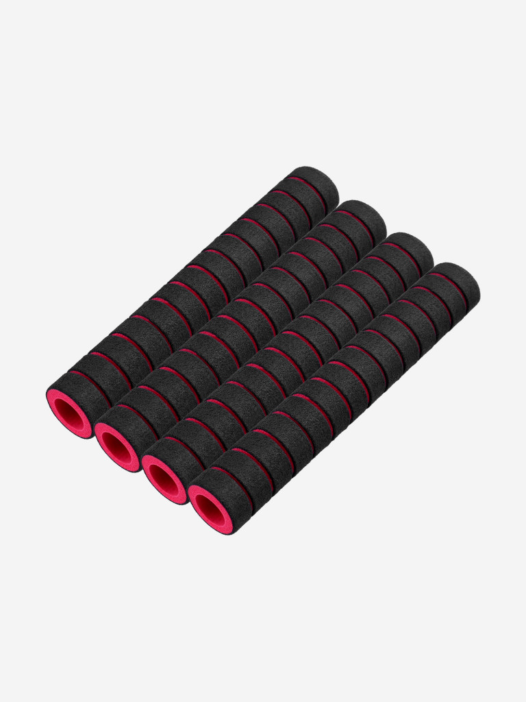 Неопреновые ручки грипсы WestSport 4 шт, черно-красные