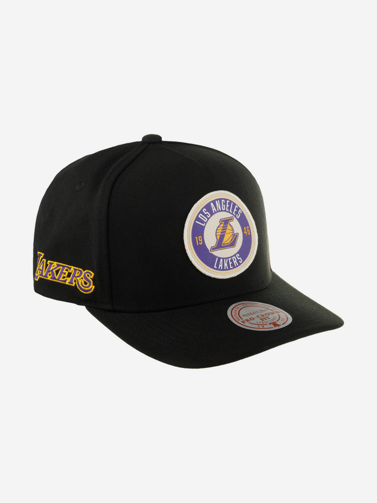 Бейсболка MITCHELL NESS HP8400-LALBLCK Los Angeles Lakers NBA (черный)