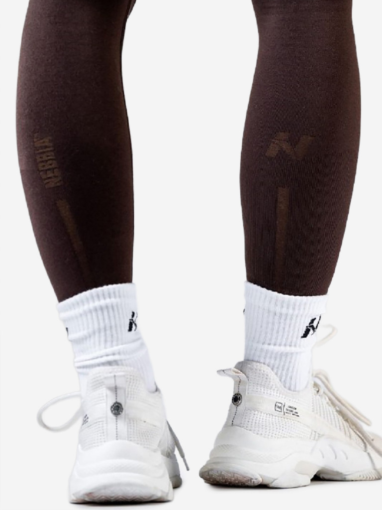 Легинсы женские NEBBIA High-Waist Push-Up Leggings POWER 888 Dark brown