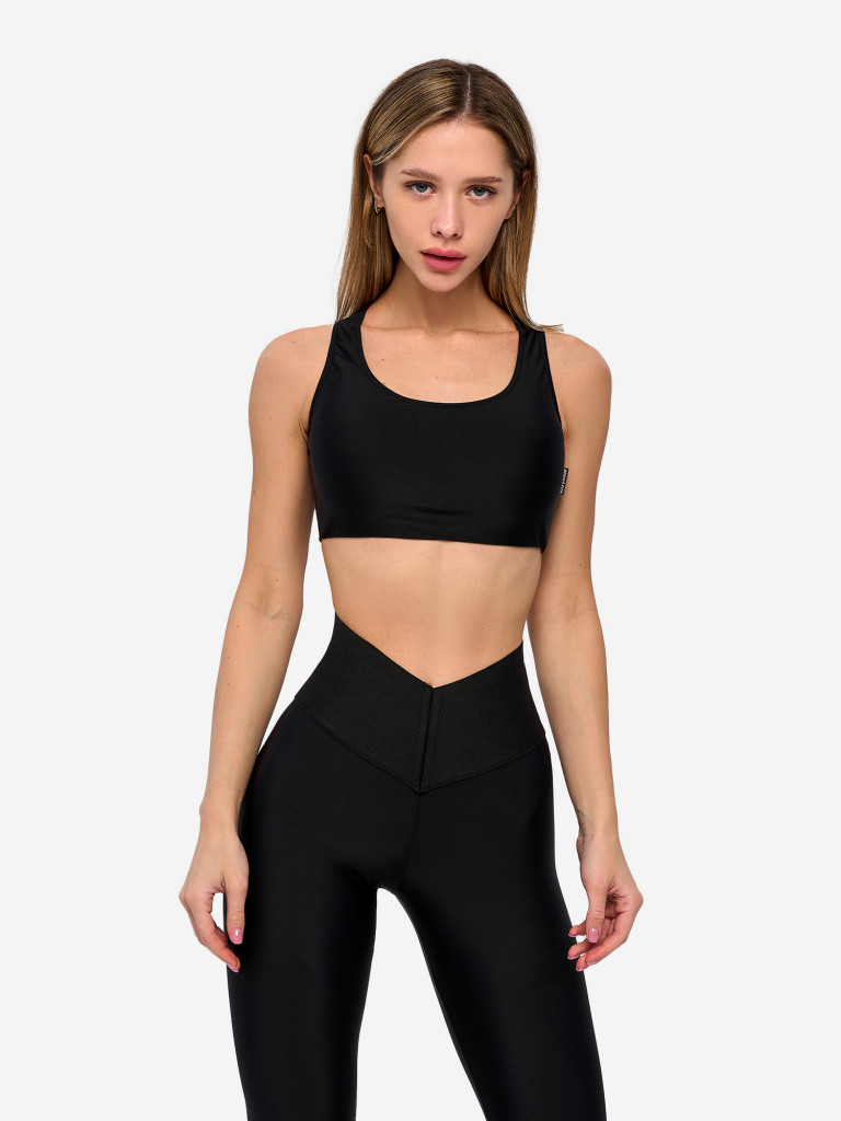 Спортивный топ бра Bona Fide MuscleTop "Black"