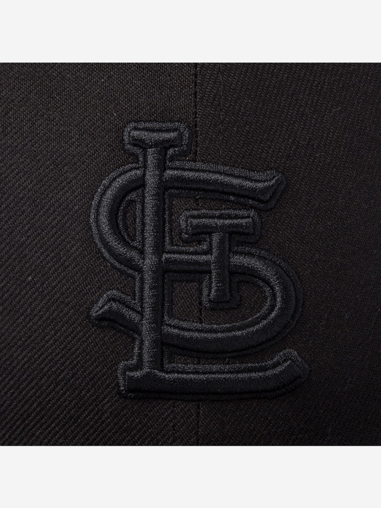 Бейсболка с прямым козырьком 47 BRAND B-NSHOT23WBP-BKBK St. Louis Cardinals MLB