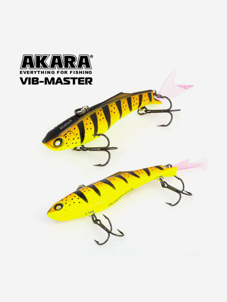 Воблер ратлин Akara Vib Master 85мм A12 виб зимний на щуку, судака