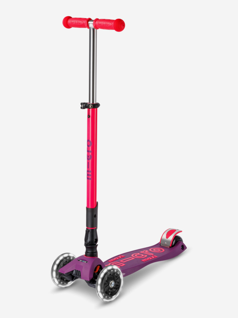 Самокат детский Micro Maxi Deluxe LED, складной