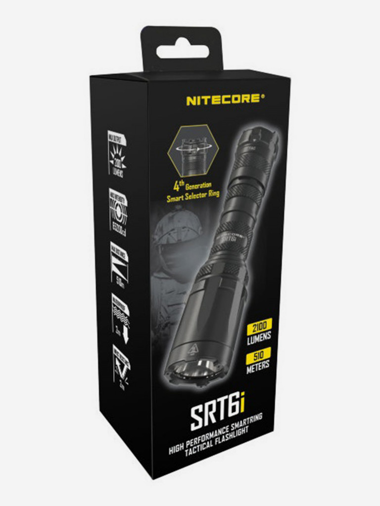 Фонарь ручной Nitecore SRT6i, 2100 лм