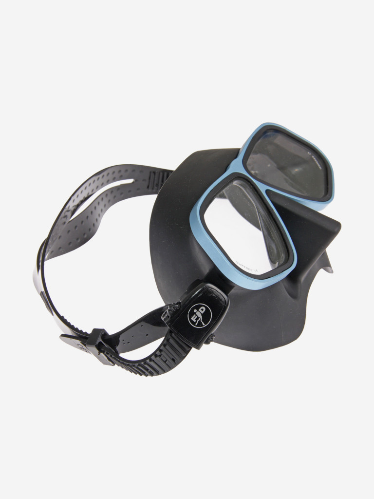 Маска FANDIVER F299 с алюминиевой рамкой, черный силикон