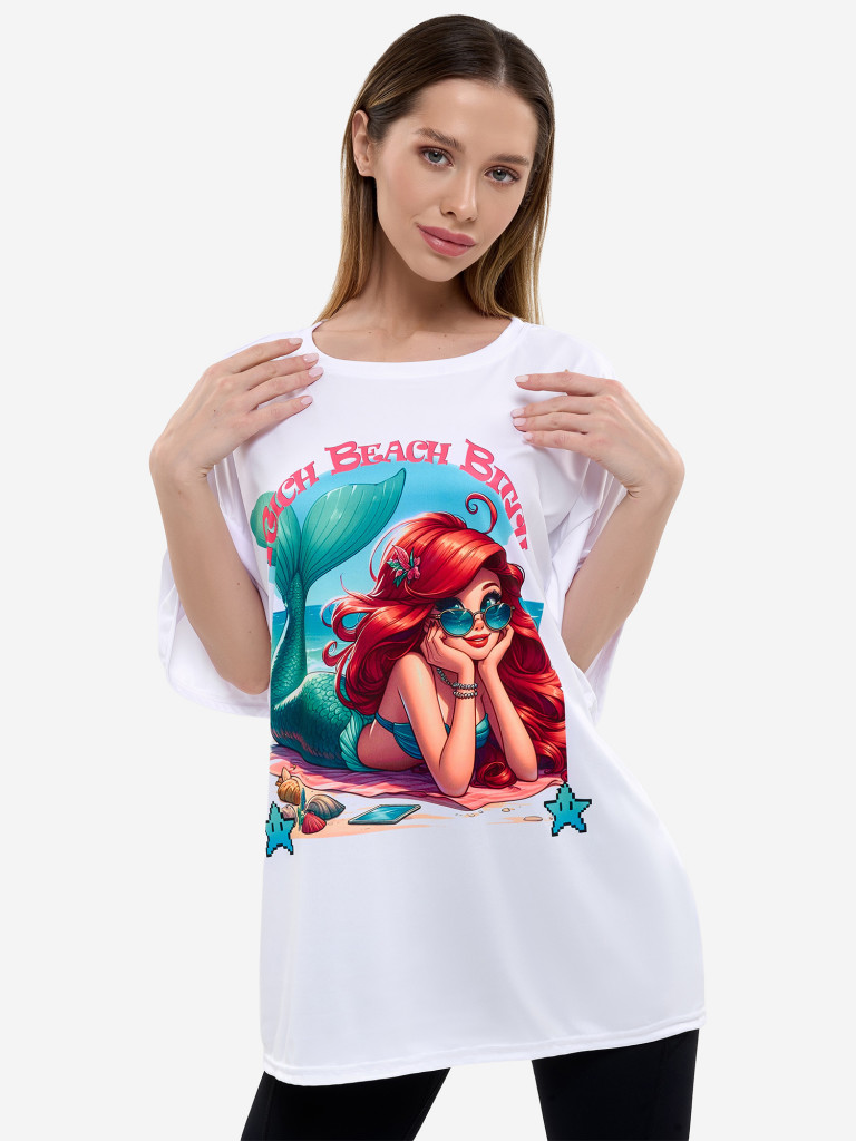 Футболка женская Bona Fide OVERSIZE T-shirt Sassy Mermaid