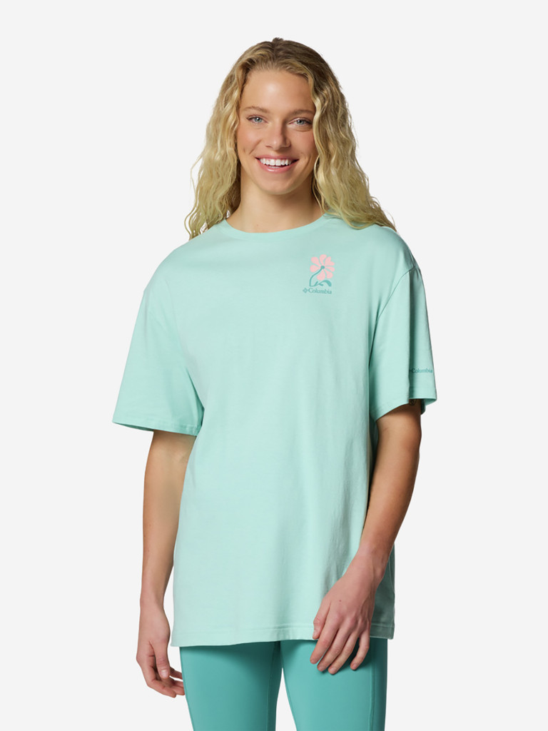 Футболка женская оверсайз Columbia Rolling Bend Graphic Oversized Tee