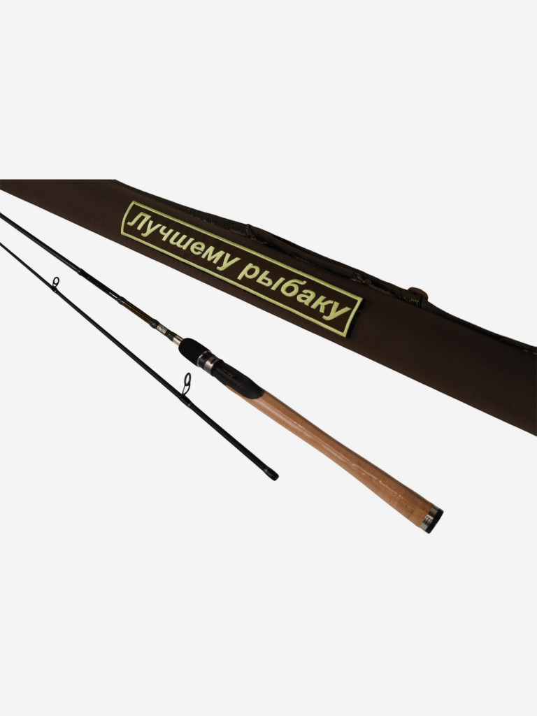 Тубус подарочный с удилищем №10 Т-75 без кармана, с надписью "Лучшему рыбаку"