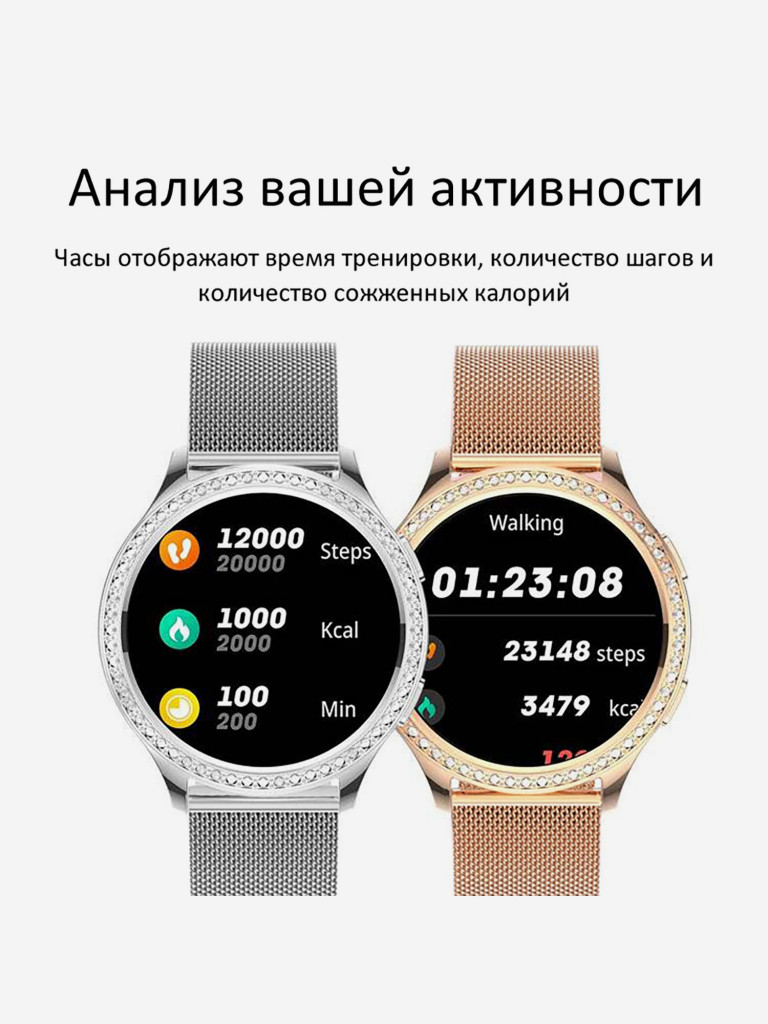 Смарт-часы CheckME Smart CMSAK53SS2 с секундомером, измерением артериального давления и кислорода в крови, мониторингом сна