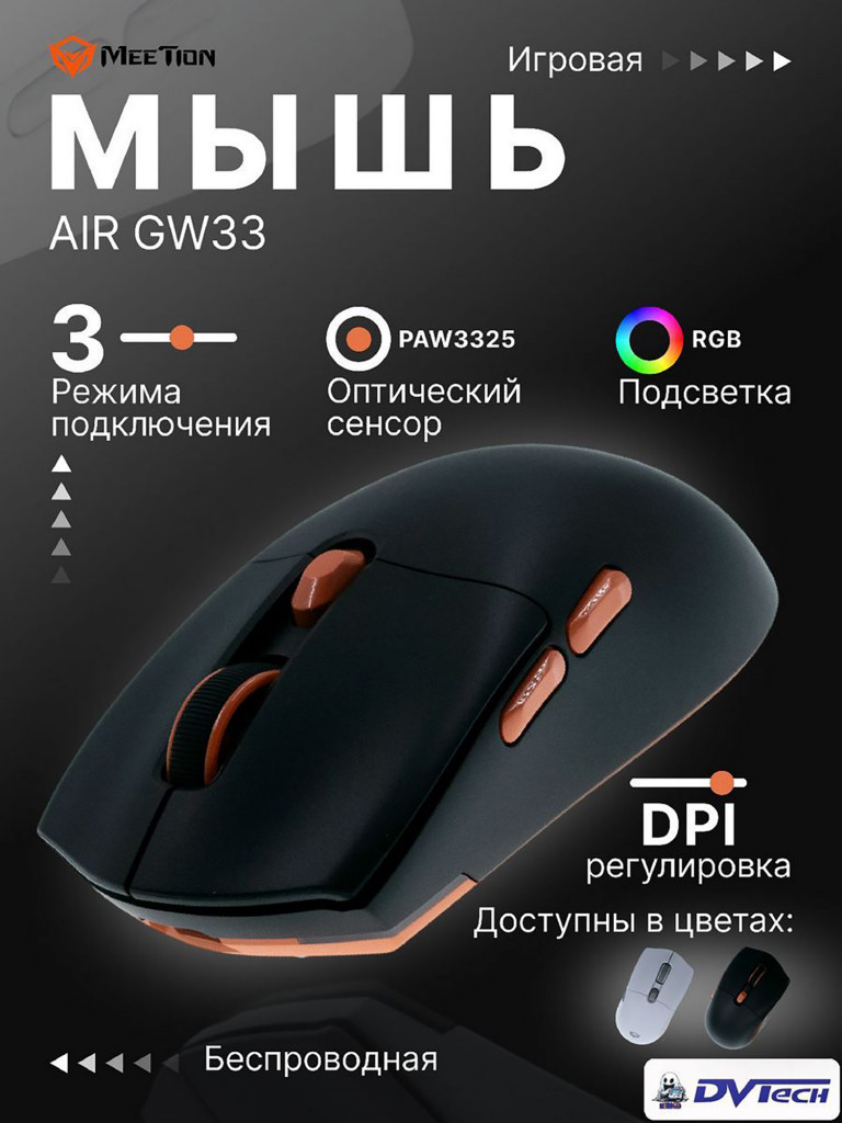 Игровая мышь MEETION GW33