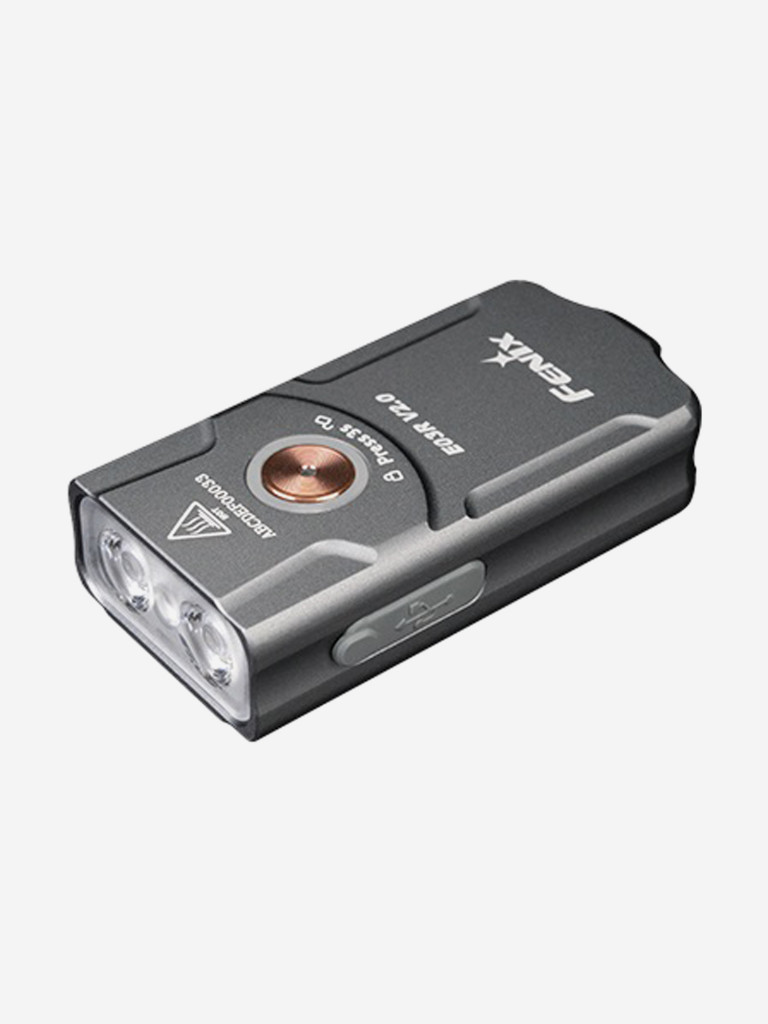 Фонарь ручной Fenix E03R EDC V2.0 Gray, 500 лм