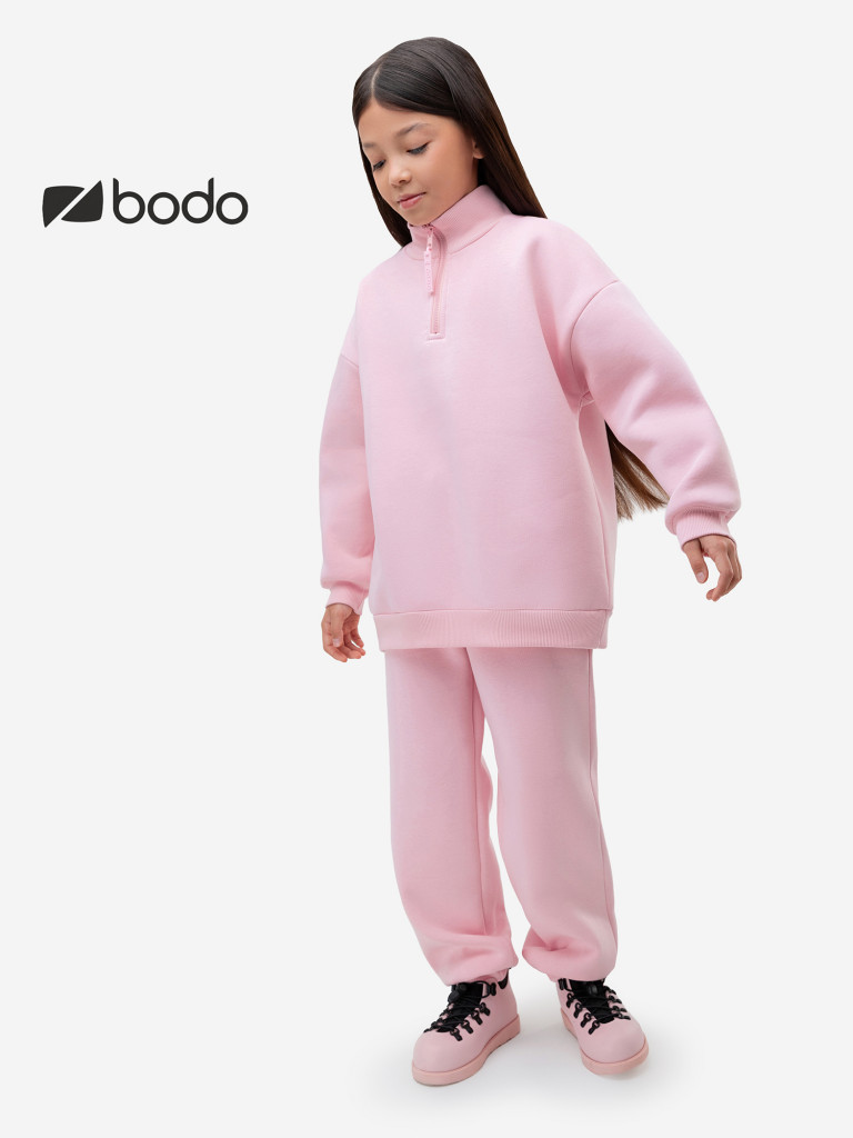 Костюм с начесом для девочек bodo