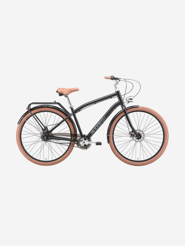 Велосипед Stark'25 Comfort Man 28 D черный матовый/темно-серый S/16"