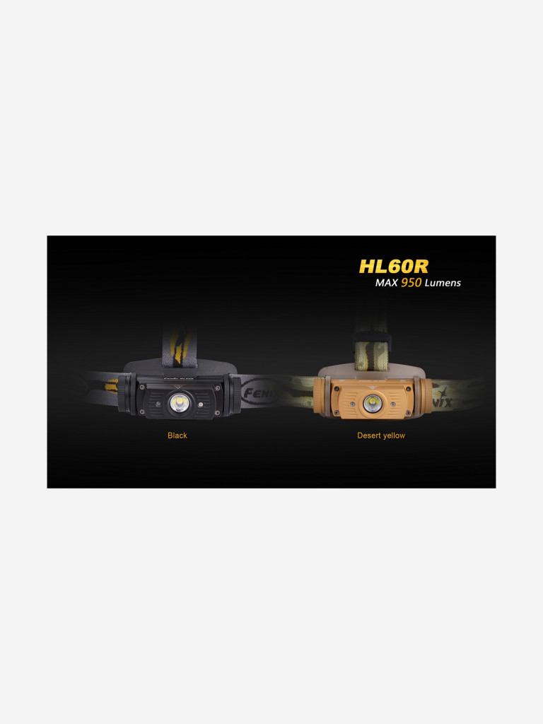 Налобный фонарь Fenix HL60R Cree XM-L2 U2 Neutral White LED, HL60RU2