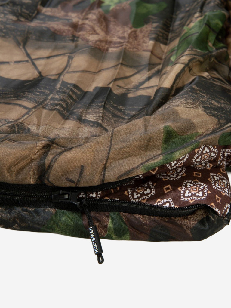 Спальный мешок Huntsman Standart зимний утепленный с подголовником одноместный (до 0) для охоты и рыбалки