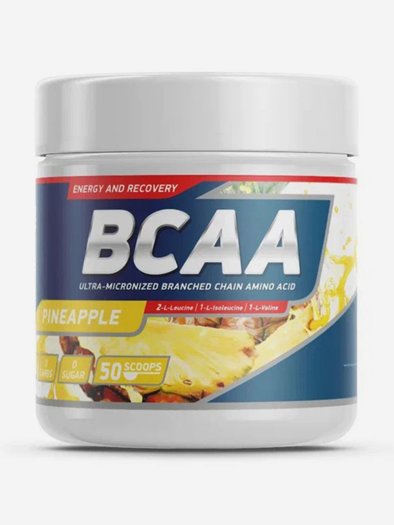 Аминокислоты BCAA 2:1:1 250 g Ананас Geneticlab Nutrition