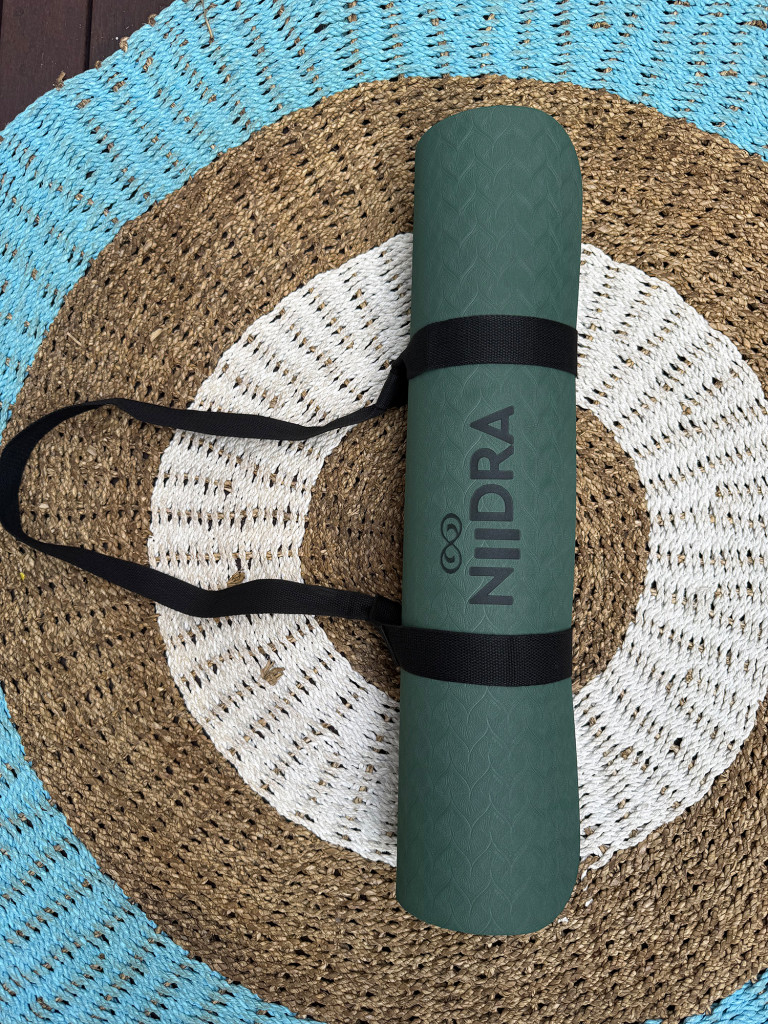 Спортивный коврик NiiDRA Basic зелено-оливковый