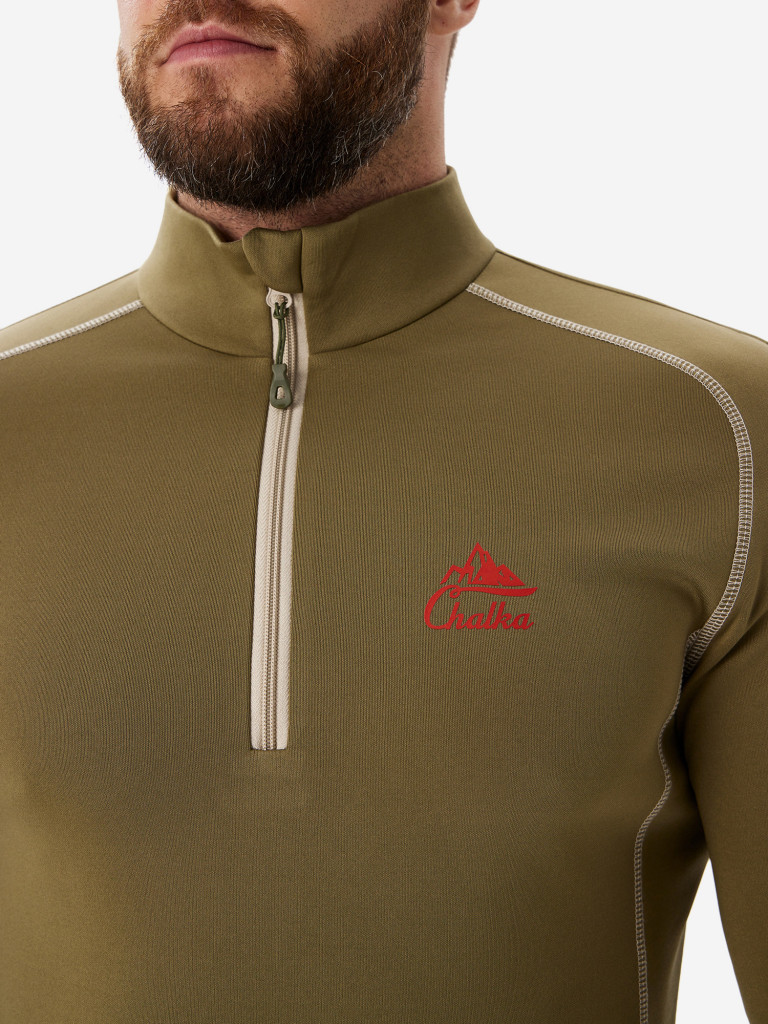 Термолонгслив мужской Chalka влагоотводящий с молнией