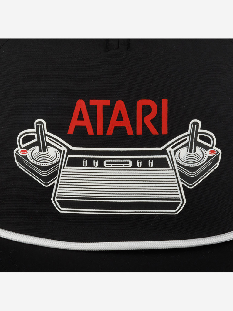 Бейсболка с прямым козырьком AMERICAN NEEDLE 23019A-ATARI Atari Harper Solid (черный)