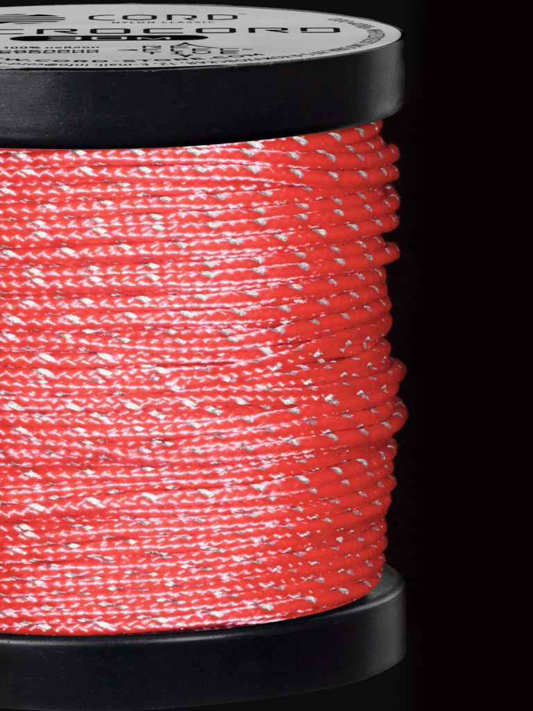 Микрокорд CORD катушка 30м светоотражающий (neon pink)