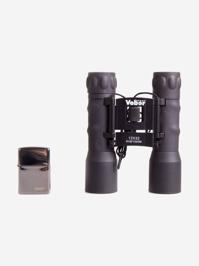 Бинокль Veber БН 12*32 черный Sport