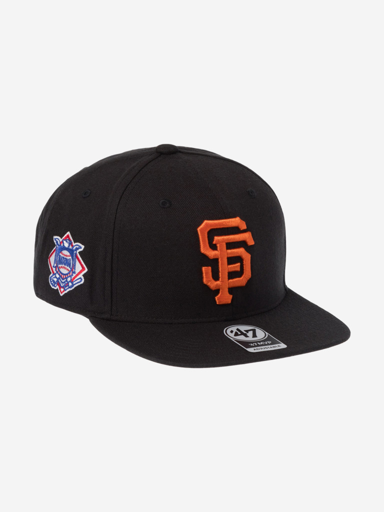 Бейсболка с прямым козырьком 47 BRAND B-SRS22WBP-BK San Francisco Giants MLB