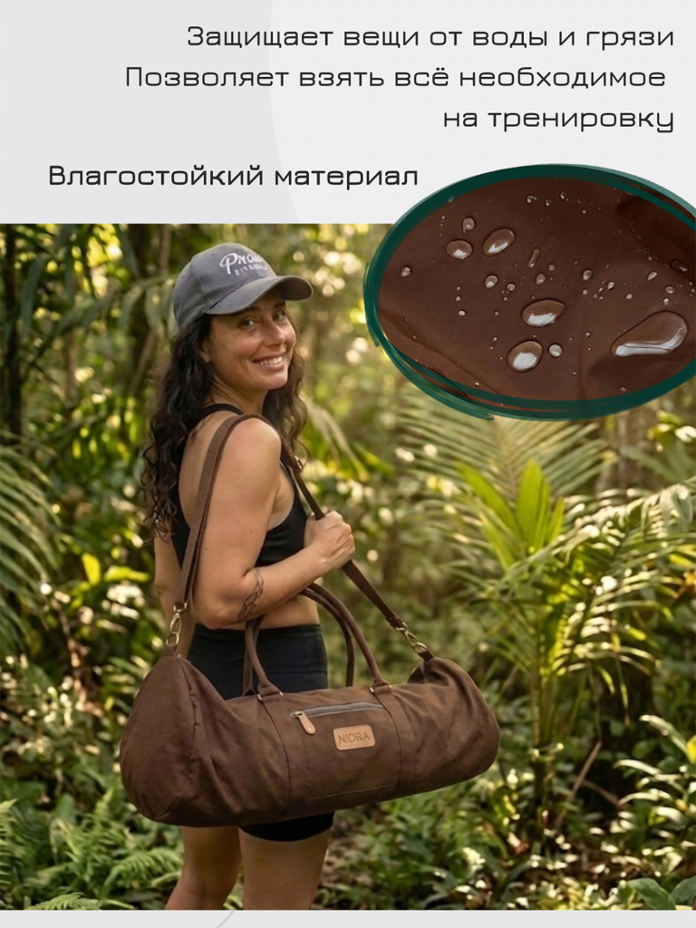 Спортивная сумка для йоги и фитнеса