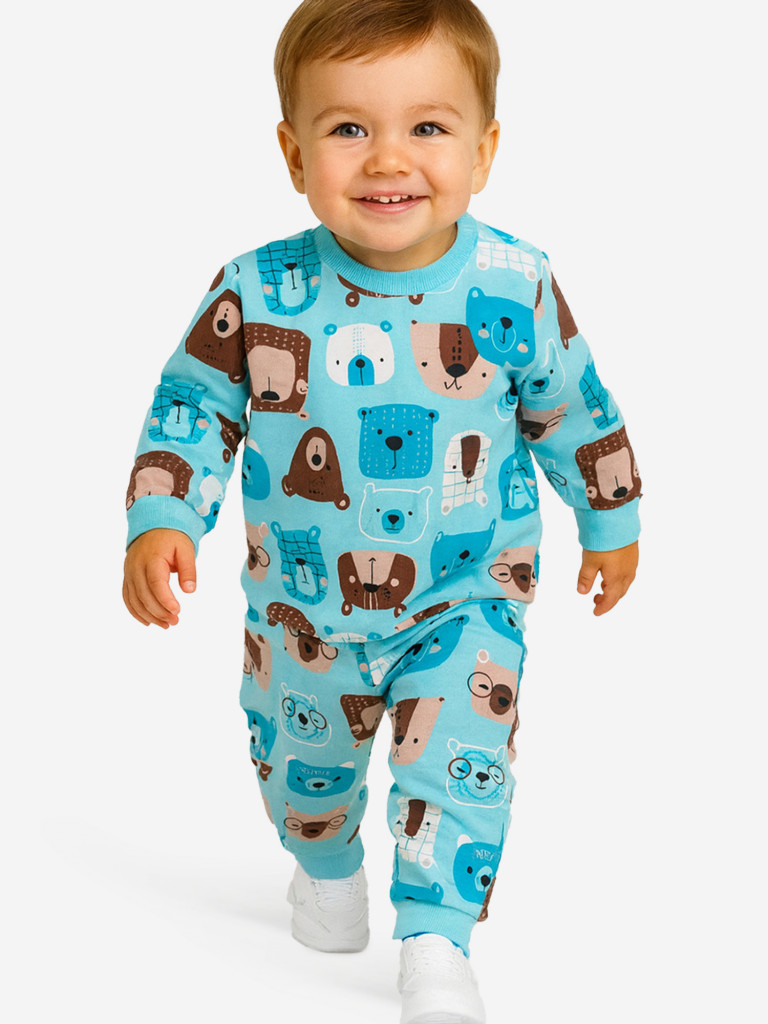 Комплект для мальчика: толстовка, брюки PlayToday