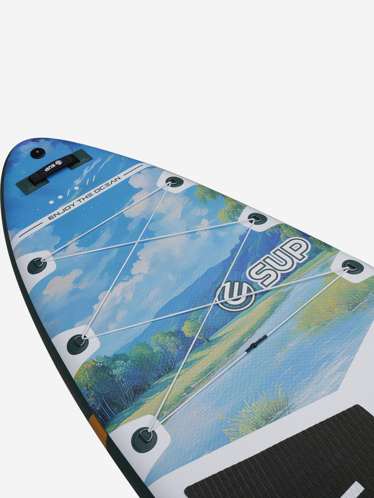 Надувной сапборд E-SUP GREENERY 11'6" (351×89×15 см), универсальный