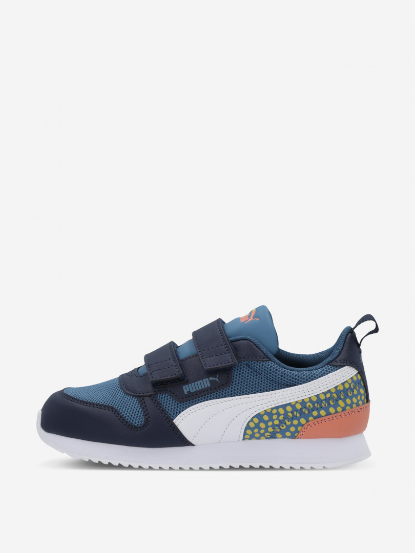 фото Кроссовки для мальчиков puma r78 fc v ps, синий