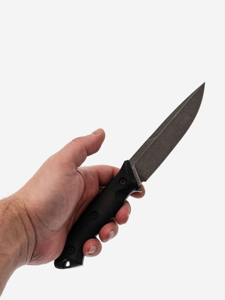 Нож фиксированный с ножнами туристический Honor knives Ranger Dark 265 мм, D2