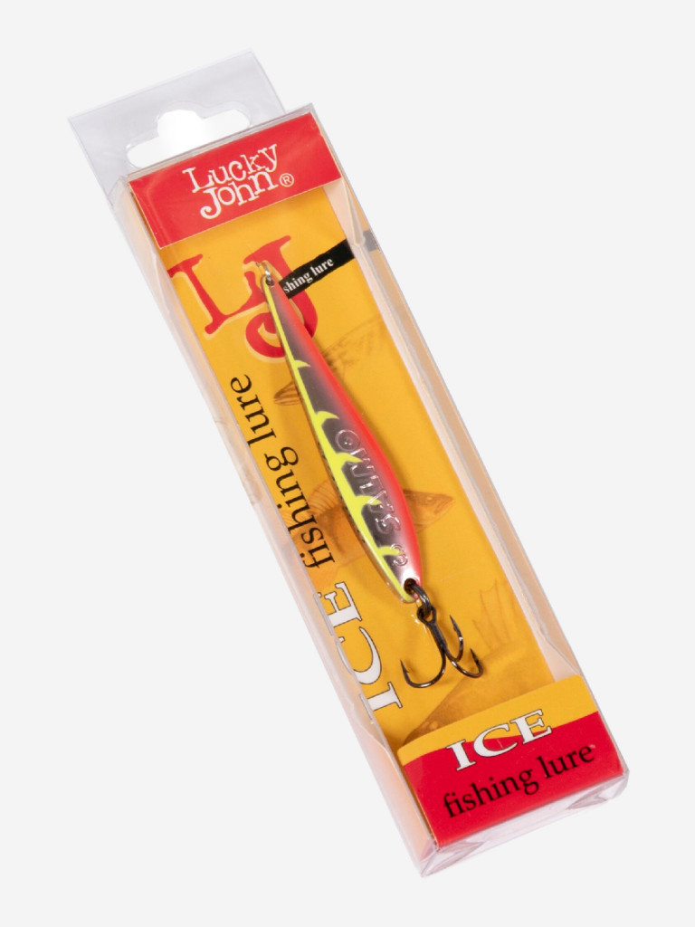 Блесна вертикальная Lucky John зимняя S-3 с тройником, вес 6 г